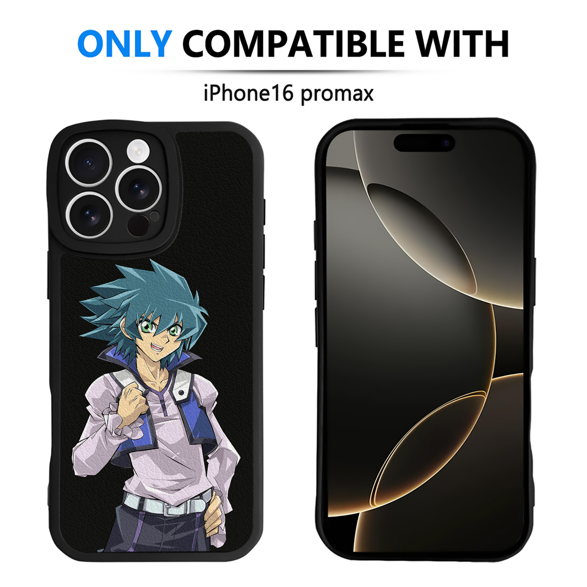 遊☆戯☆王 Yu-Gi-Oh! 【iPhone 16シリーズ対応】シリコンスマホケース（レザー調） 材質：シリコン
